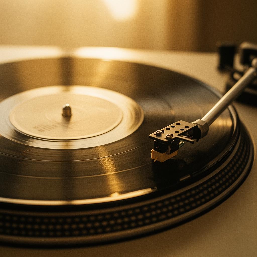 Vinyl on turntable — Rocspin